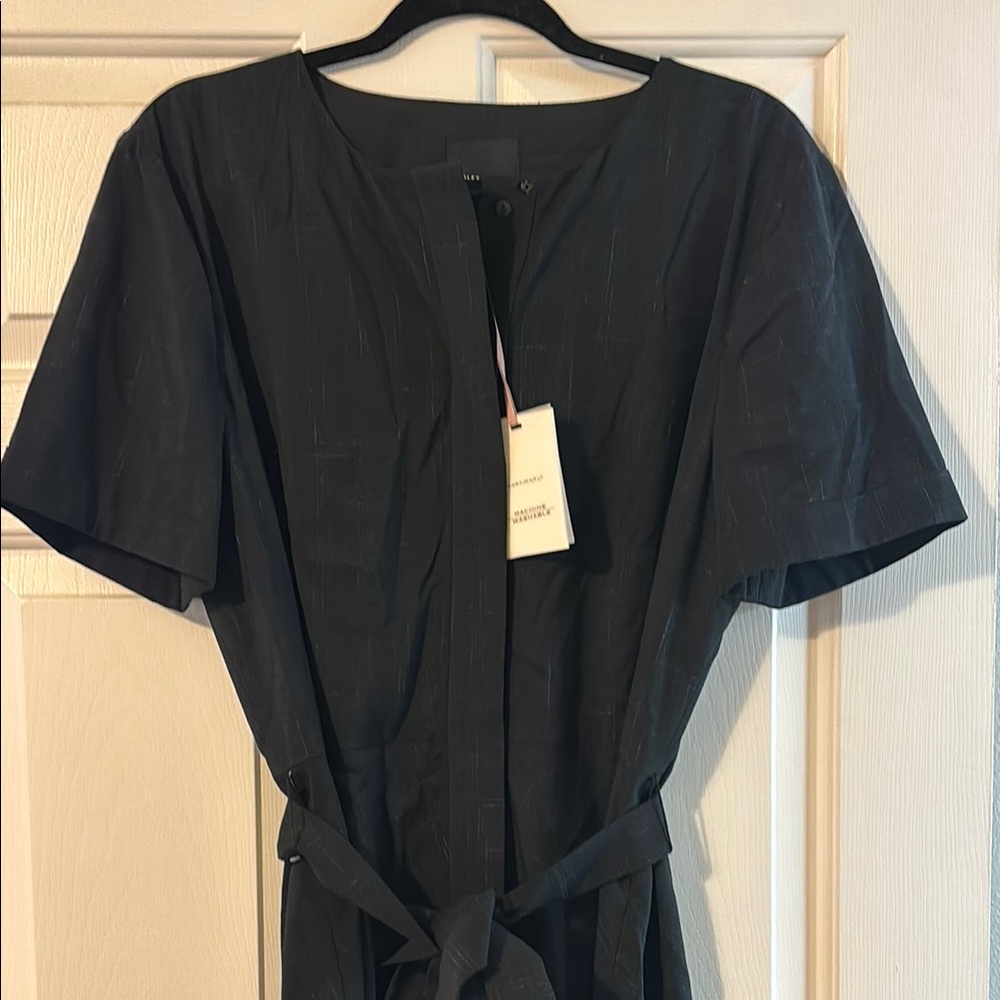 NWT Alex Marie Black Short Sleeve Dress